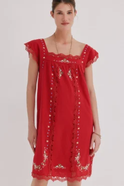Alhena. Vestido curto