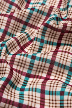 Bandana estampada aos quadrados