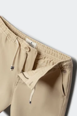 Bermuda chino em malha para menino