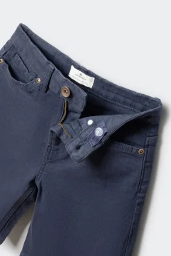 Bermuda de 5 bolsos lavada para menino