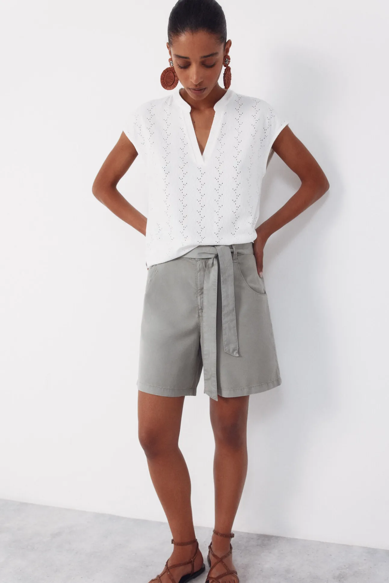 Bermuda fluida em Tencel