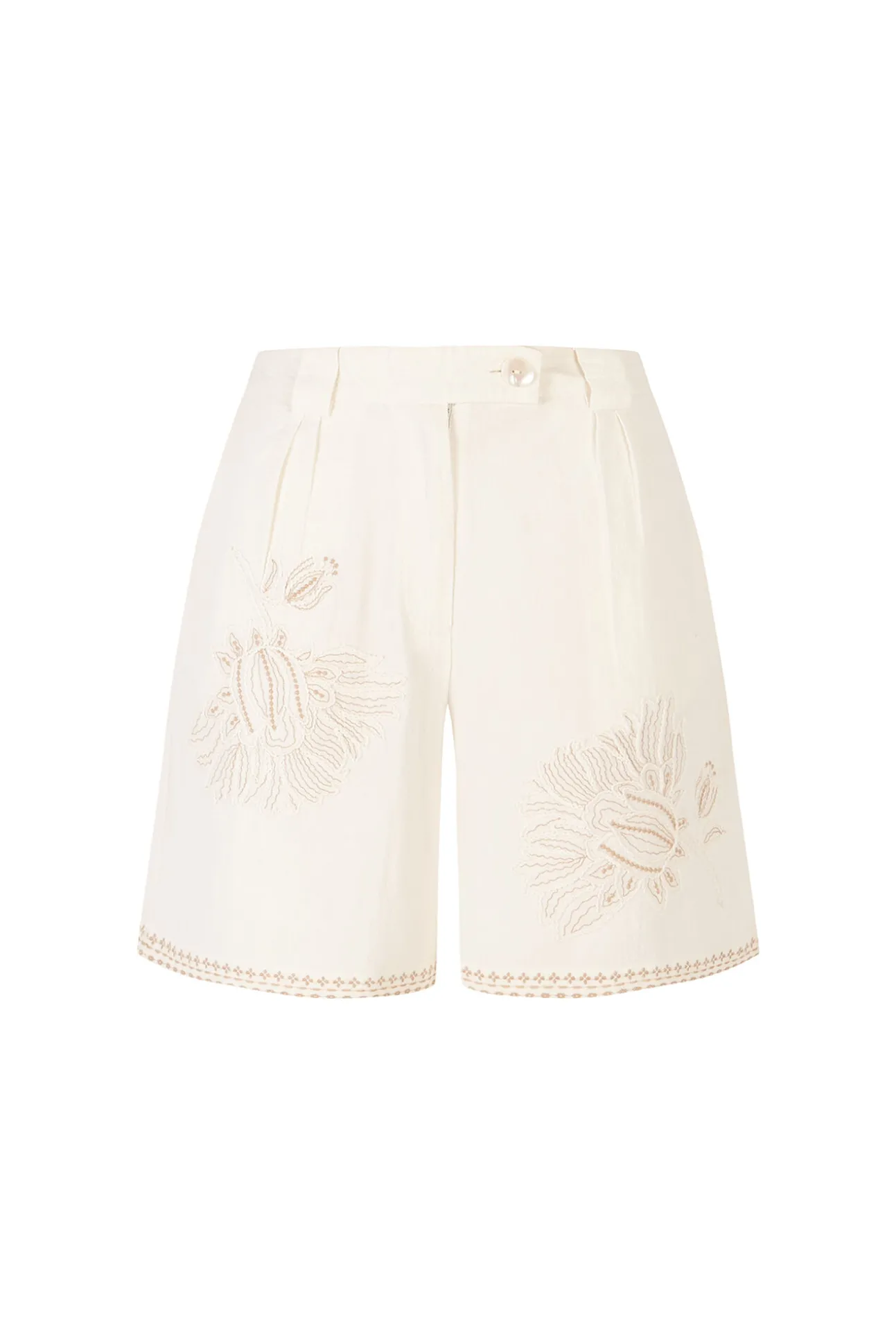 Bermudas bordadas