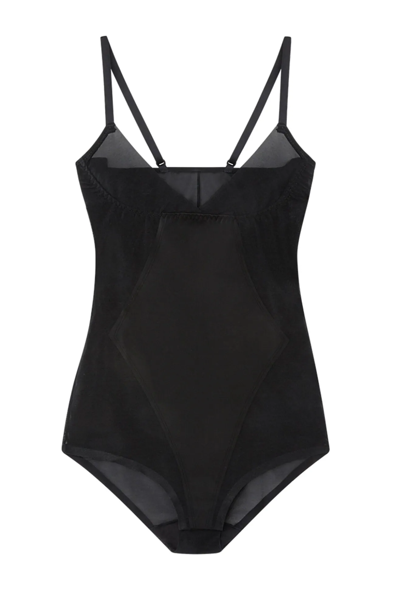 Body modelador tule preto