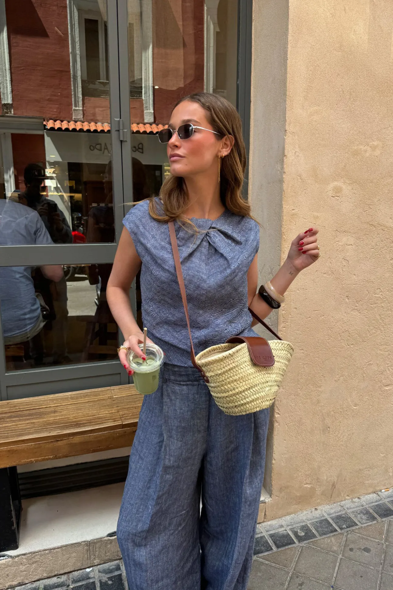 Bolsa tote de pele urbano