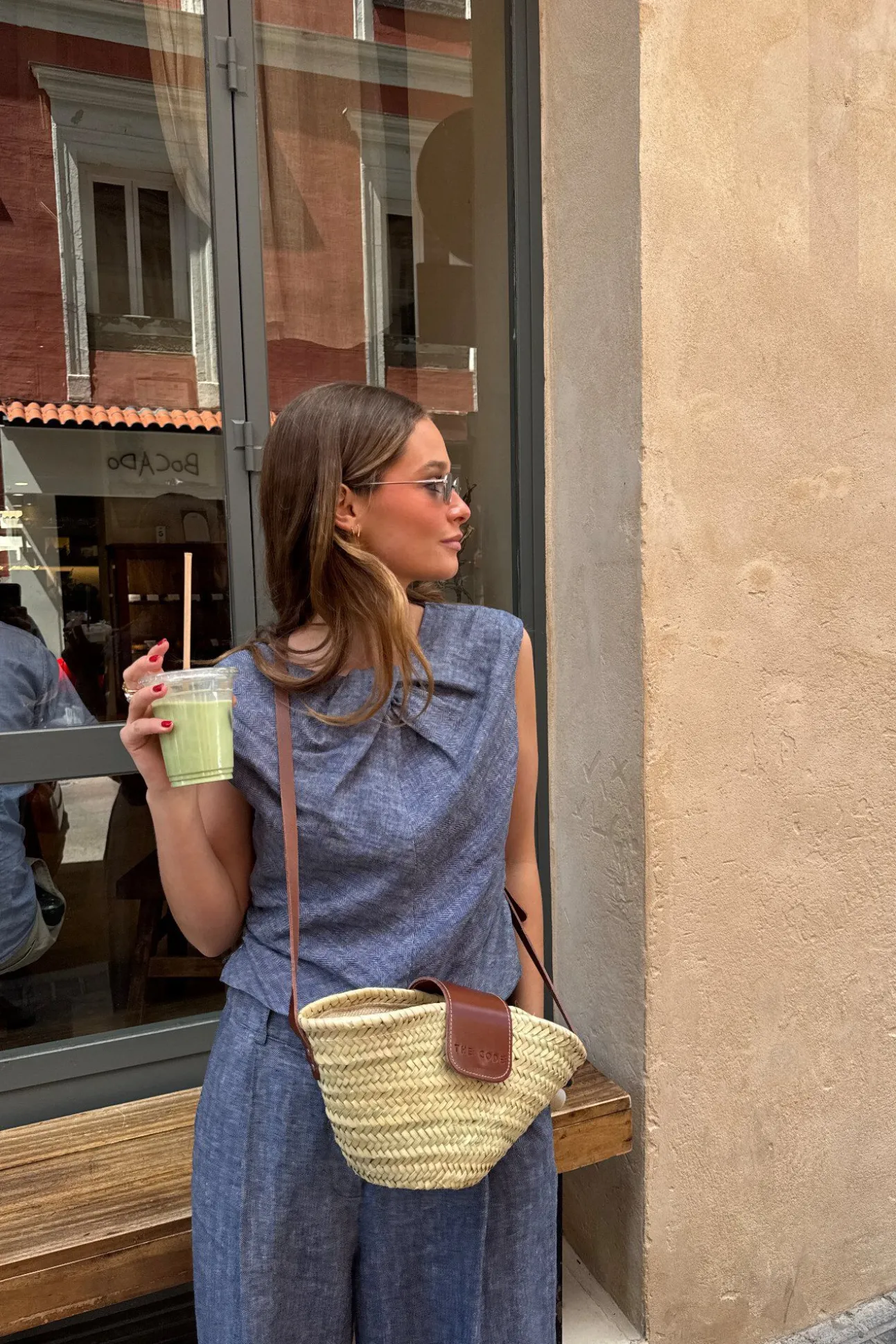 Bolsa tote de pele urbano