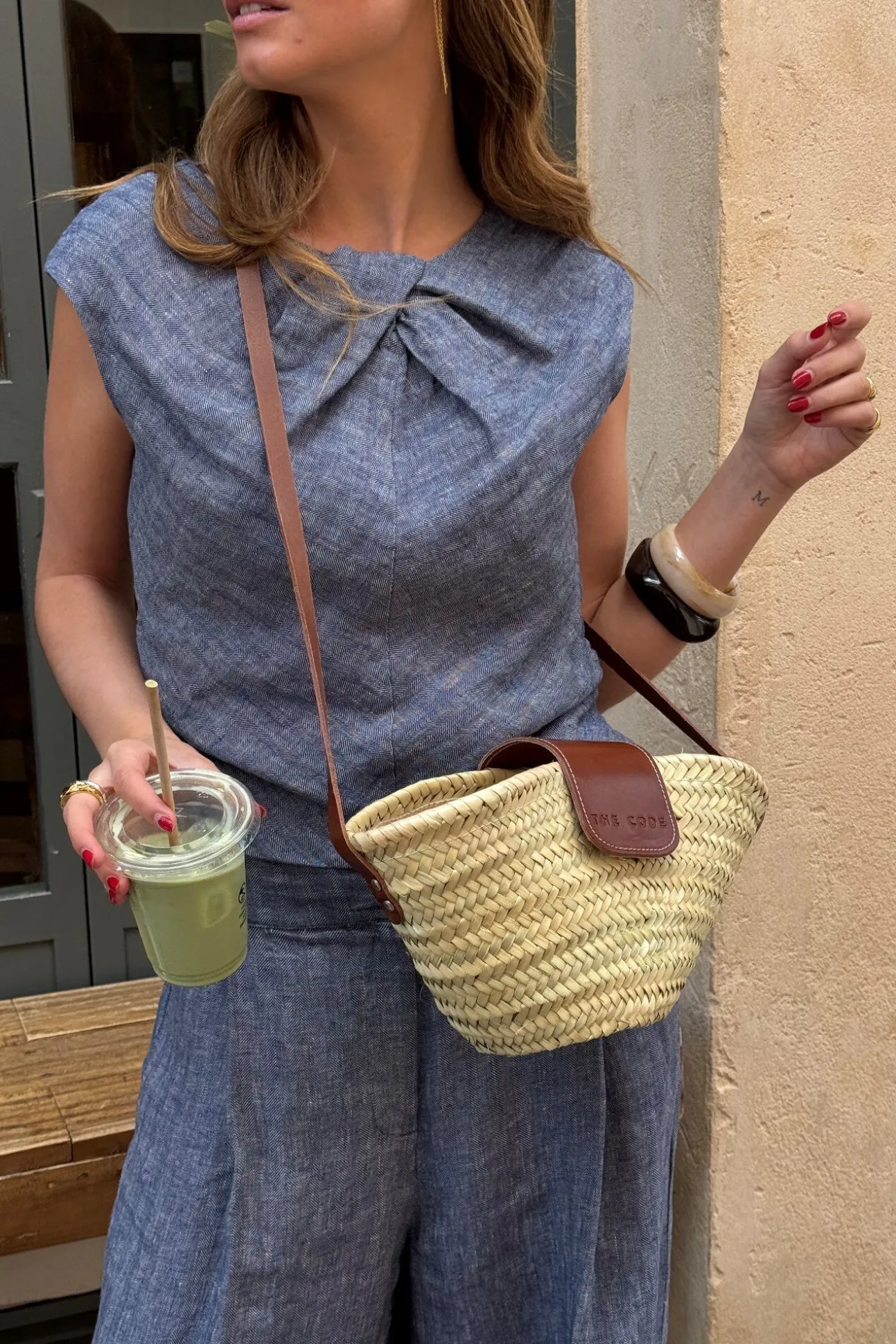 Bolsa tote de pele urbano
