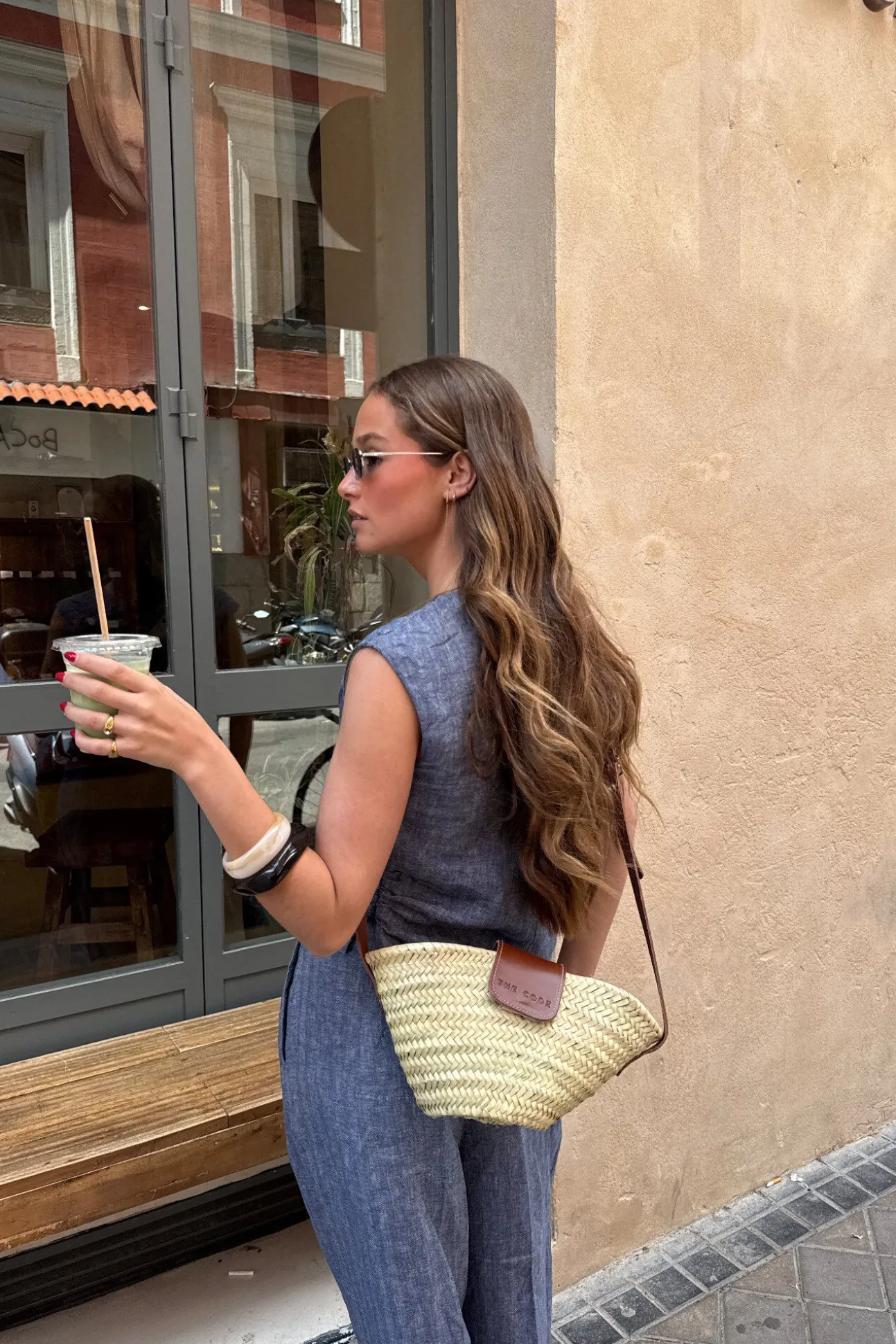 Bolsa tote de pele urbano
