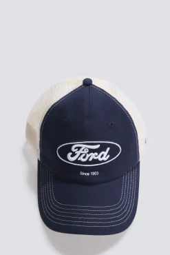 Boné trucker com patch frontal Ford