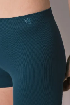 Boxers sem costura azuis