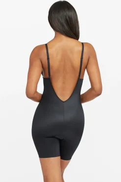 Braguita faja reductora escote U negra Spanx