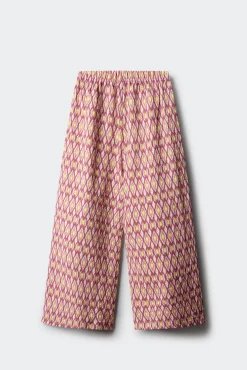 Calça culotte estampada menina