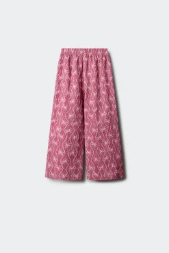 Calça culotte estampada menina