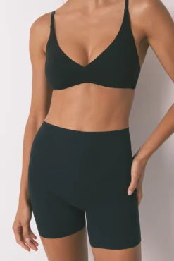 Calça de roupa interior de algodão preto
