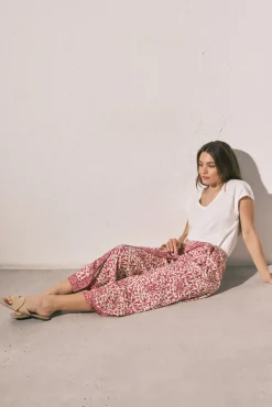 Calça estilo balinês estampada boho