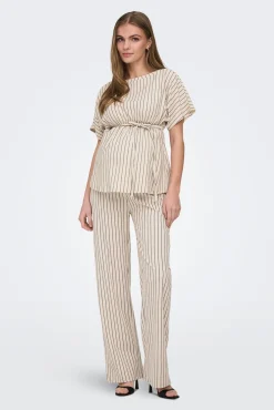 Calça maternity reta