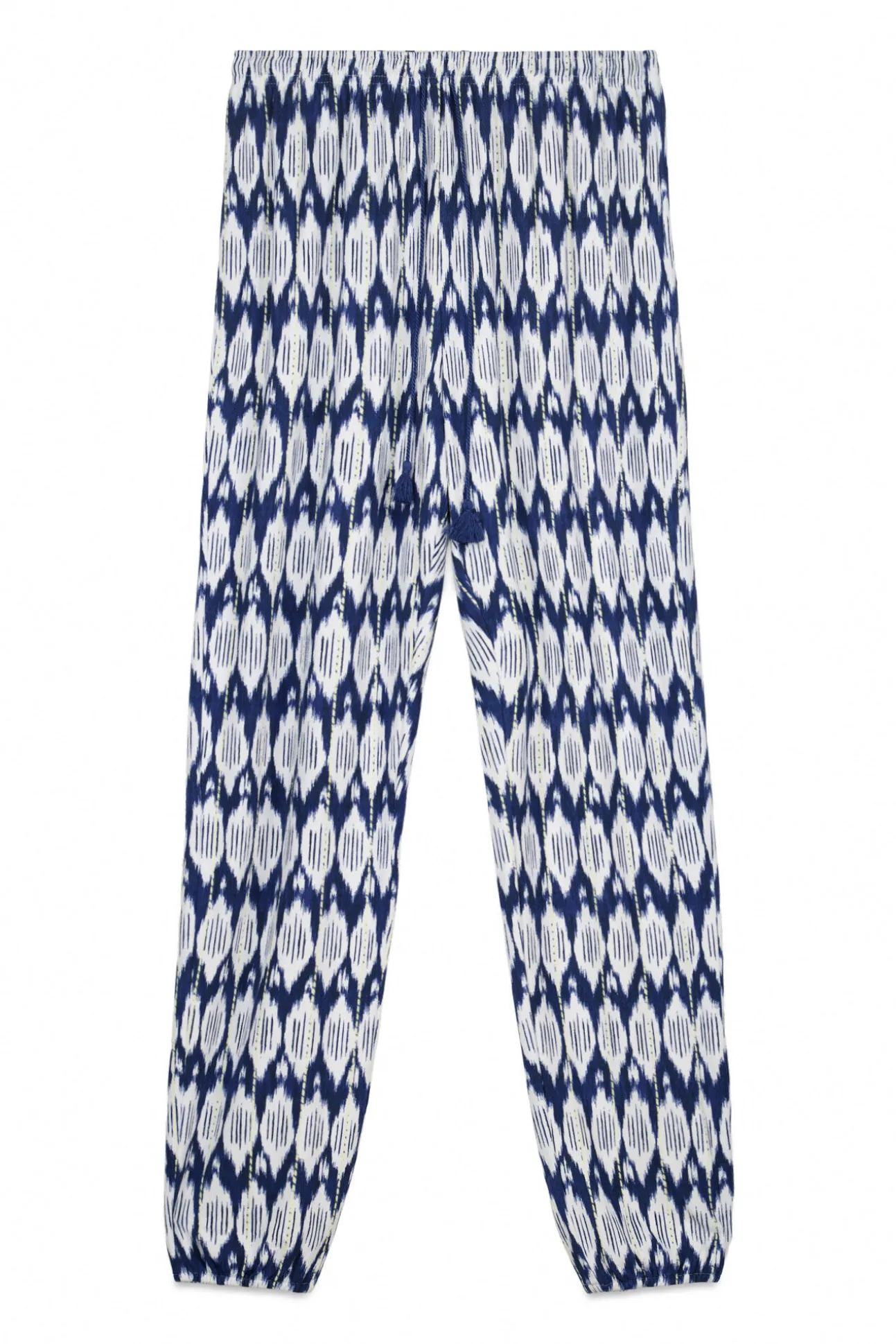 Calças compridas estampada boho