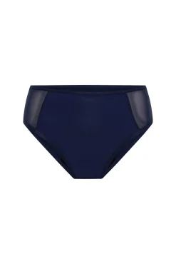 Calcinha menstrual azul clássica