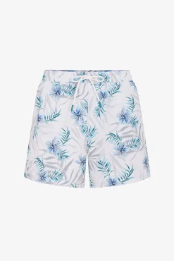 Calções de banho de homem com estampado tropical