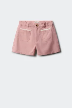 Calções de linho para menina