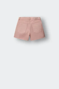 Calções em sarja básicos para menina
