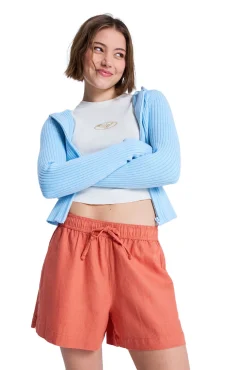 Calções de praia cintura elástica