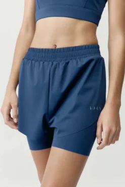 Calções desportivos Bikila azul-marinho