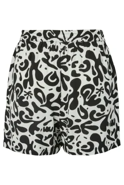 Calções em viscose ECOVERO™ estampados