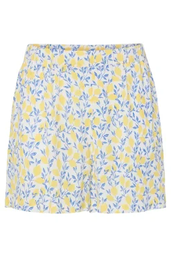 Calções fluidos estampados