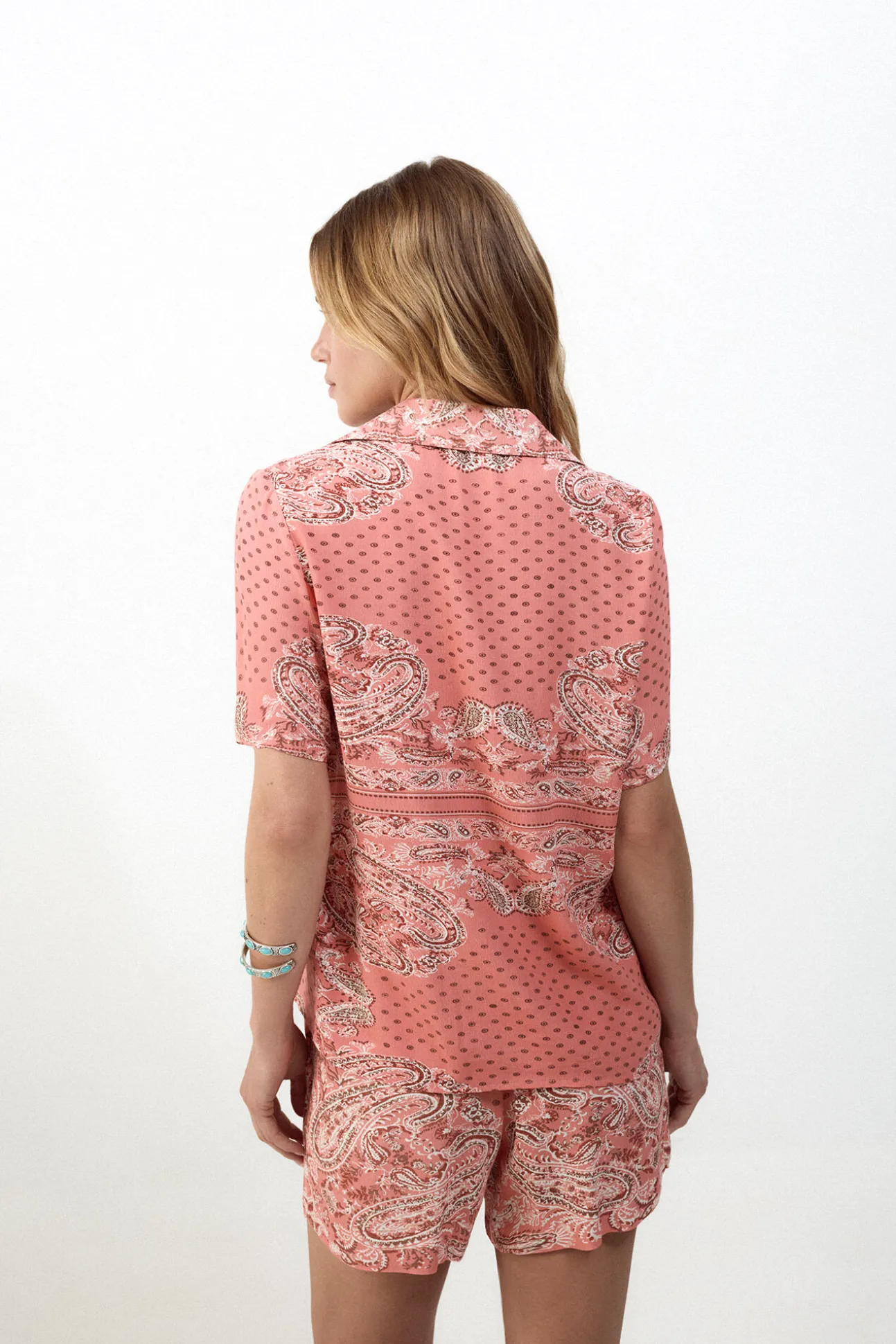 Camisa corta estapada