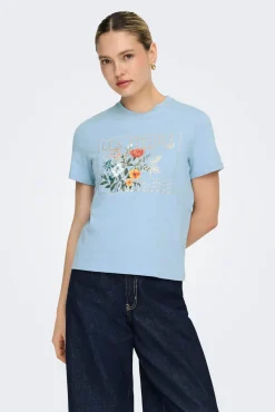 Camiseta com desenho frontal