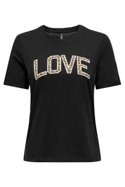 Camiseta com texto frontal