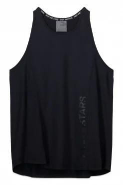 Camiseta preta de microfibra halter única