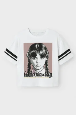 Camiseta quarta-feira para meninas