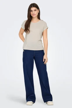 Camiseta regular fit com glitter