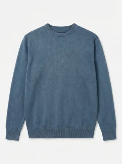 Camisola gola redonda em algodão lavado