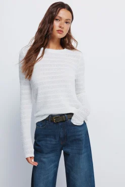 Camisola chenille estrutura