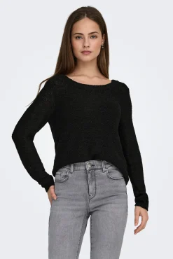 Camisola de gola redonda