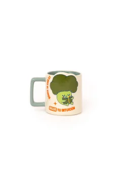 Caneca 3D de brócolis - O roteiro diz: siga sua intuição!
