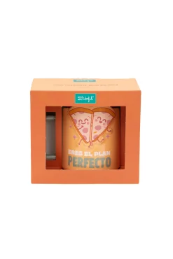 Caneca de pizza 3D - Você é o plano perfeito