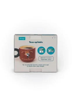 Caneca empilhável - Sair da caverna custa. Felizmente, há café.