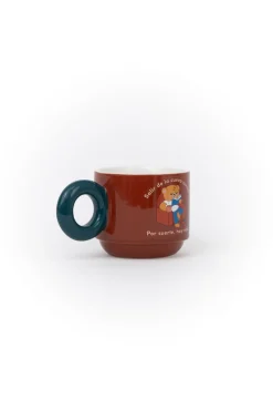 Caneca empilhável - Sair da caverna custa. Felizmente, há café.