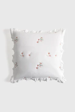 Capa de almofada acolchoada com pespontos