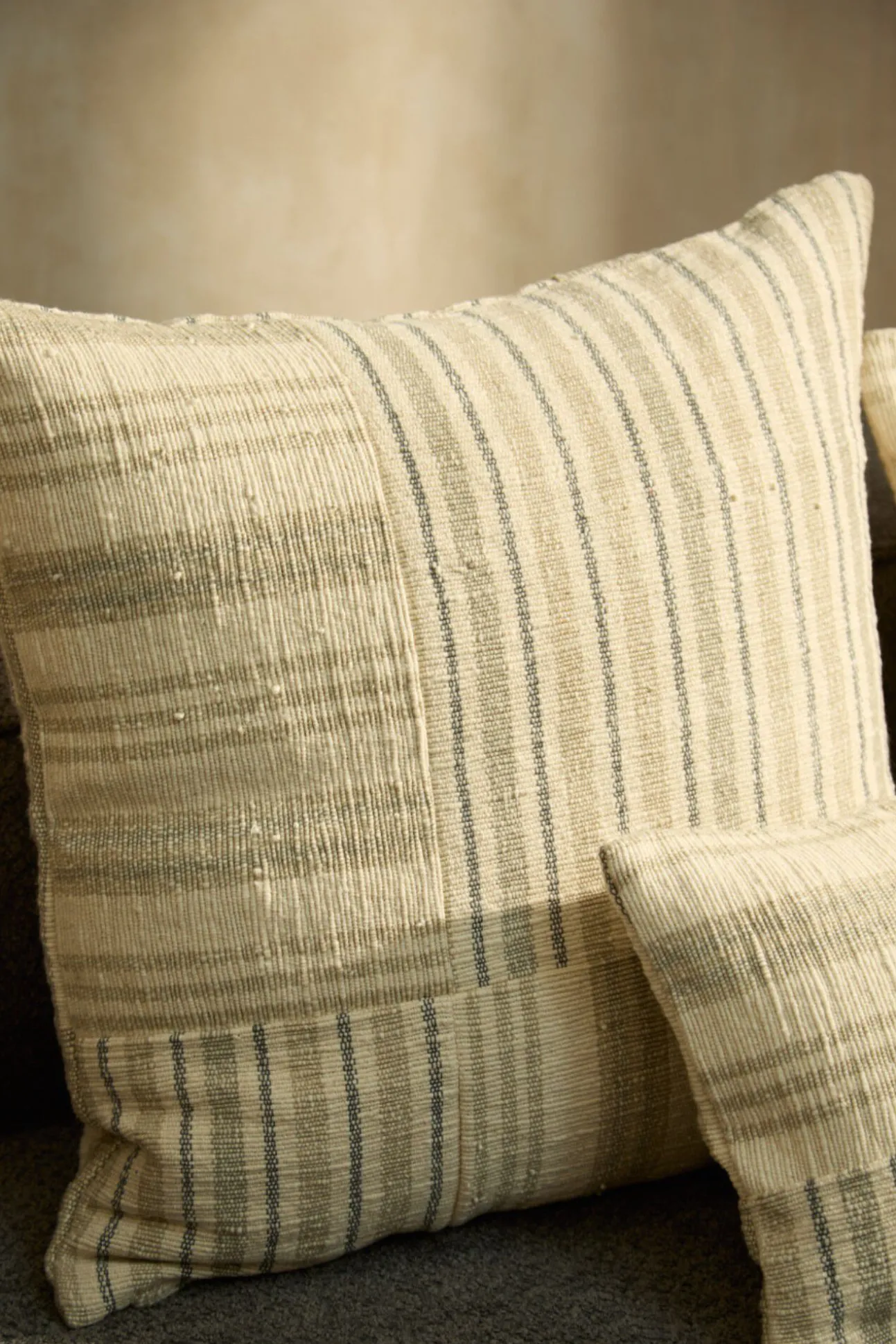 Capa de almofada Bacoli cinza 45x45
