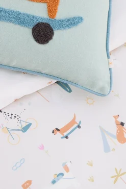Capa de edredão estampado cães divertidos