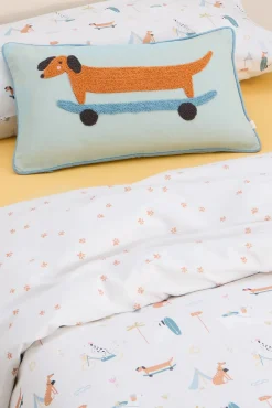 Capa de edredão estampado cães divertidos
