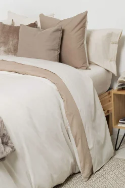 Capa nórdica algodão percal reversível. Cama 80-90 cm.