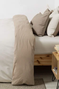 Capa nórdica algodão percal reversível. Cama 105-110 cm.
