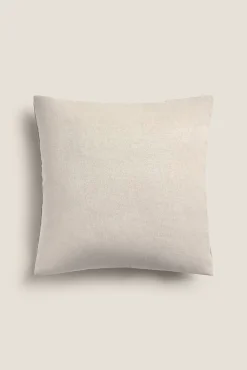 Capa travesseiro veludo algodão 45 x 45 cm.
