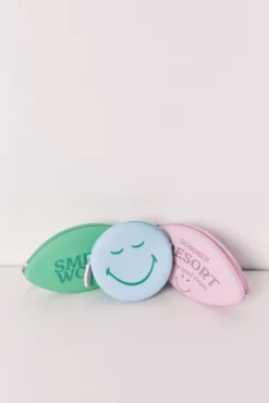 Carteira em silicone azul SmileyWorld®