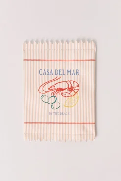 Carteira riscas laranja